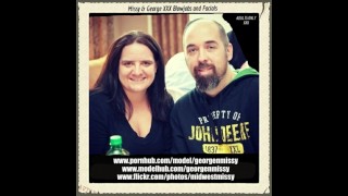 Wife Sucks Fat Cock Gets Huge Facial - (Missy and George Blowjob)