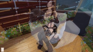 AI Syoujyo FF7 Tifa Pussy Licking Orgasm. Close up view, POV.