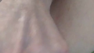 Just fucking off with a nice thick dildo