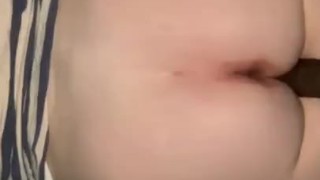 Pawg takes 10in married bbc while crying