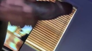 CUM SHOT HEAVY JERKING OFF