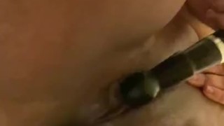 Close Up Before Shower: Solo Fun with My Toy 