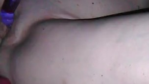 Playing with new toy on cougar wife