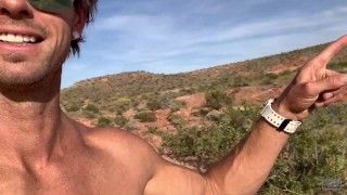 Hot Blonde and Hot Guy fuck in public after motorcycle ride
