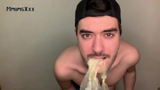 Bebiendo corrida de condon