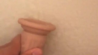 Shower play time fiancé at work 