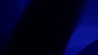 Getting my uncut cock sucked @ midnight in our backyard hot tub in the dark