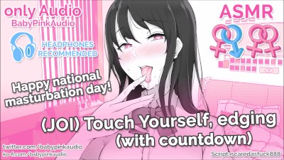 ASMR JOI - Touch yourself with countdown (Audio Roleplay)