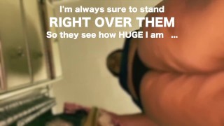 BBW GIANTESS CRUSH FEET