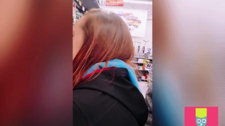 NUT IN AISLE 69**Full 1AM  IN PUBLIC CREAMPIE WITH THE HUBBY ....