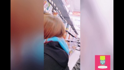 NUT IN AISLE 69**Full 1AM IN PUBLIC CREAMPIE WITH THE HUBBY ....