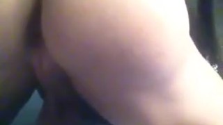 Muscle straight male plays with his ass