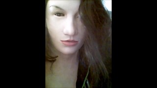 Shy girl, small tits A9 female mask