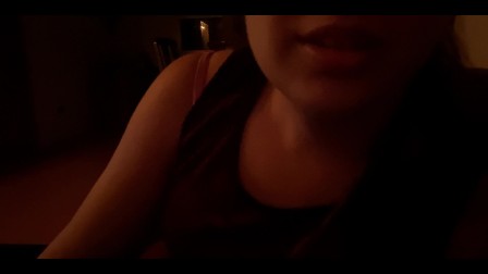 POV PEEING TOGETHER with teen GF in the TOILET with blowjob at the end 4K - EPISODE 3