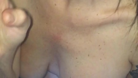 Dangly Earrings, Amazing Body & Tits - Passionate Fuck Ends with Cum on Ass