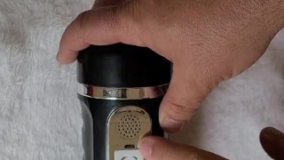 Unbox and use new sex toy