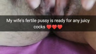 My young fertile wife starving for hot cock`s [Cuckold. Snapchat]