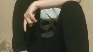 Take a Casual Cigarette Break with Button - not sexy, just friendly