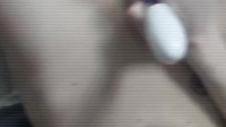 girl plays with toys in her wet pussy 