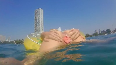 Underwater PUSSY PLAY at Public Beach # FUN from Risky Public Exhibitionism Porn  Videos - Tube8