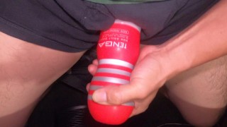 【高画質4Ｋ】ガテン系が仕事終わりにテンガを使ってオナニー