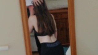 He walked in on me working out, so i fucked him.....