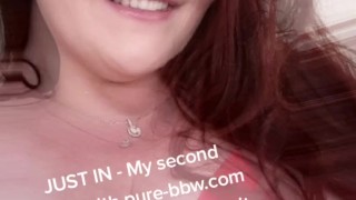 My new scene just dropped on pure-bbw. com
