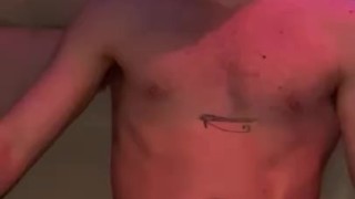 Teen twink cums