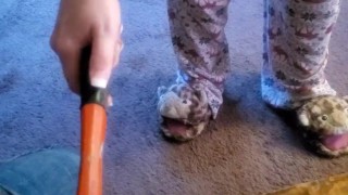Friend trying to rupture my balls