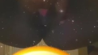 Black girl fat fingering fat wet pussy 