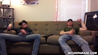 NICHE PARADE  Footage Of Two Straight Guys Beating Off In My Hostel