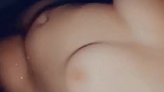 BBW naked outside while her neighbor peeps