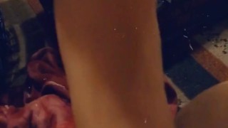 Masturbating with my 9” dildo check out my onlyfans thickyvicky69