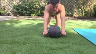 Onlyfans/oliverhuntxxx - naked workout