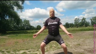 Das neue Dress für die Radtour ** Nylonface **