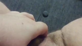 Stuffing my pussy with a lemon