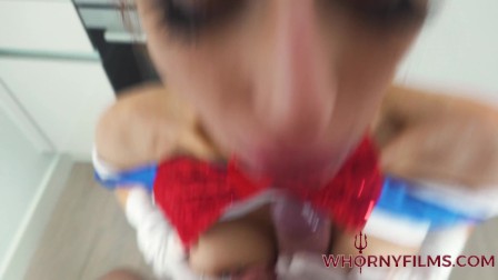 Cosplay fucking with horny teasing daddy for hard rough sex -WHORNY FILMS