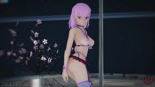 MMD R18 Nude Pink Misaka - Roll Deep 1094