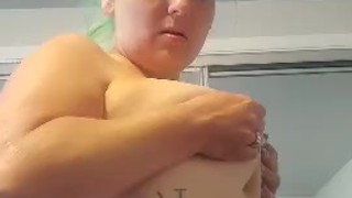Sukie Rae plays with her tits