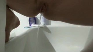 Stuck peeing in my tub while plumbing gets repaired ;)