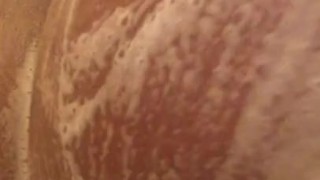 Ebony fat ass in the shower ! Come help me daddy 