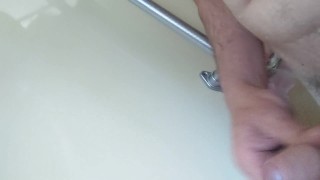 Stroking in the Shower