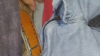 Solo Male Masturbation - Walmart Parking Lot