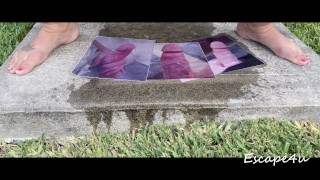 MILF's Piss Tribute for a Fan