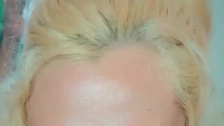 The Blonde really likes to SUCK your DICK