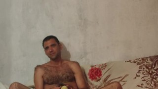 In the evening I rest with a ball.