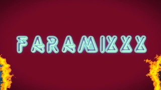 Acabando en sus grandes tetas naturales