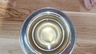 A morning treat for my doggy boy