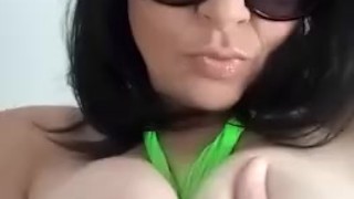 Sandra playing with herself thinking of you