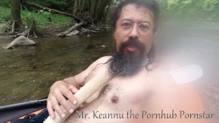 Kayaking Masturbation of a Spongebob Cock